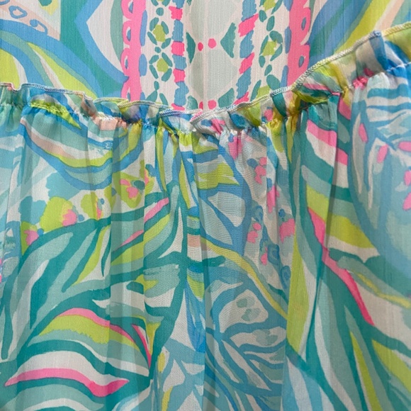 Lilly Pulitzer Winni Maxi Dress Maraca My World Print Small - Picture 4 of 8